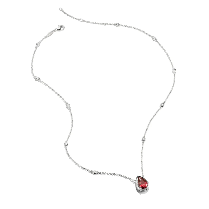 THOMAS SABO Necklace with Red Teardrop Stone Silver TKE2331RE