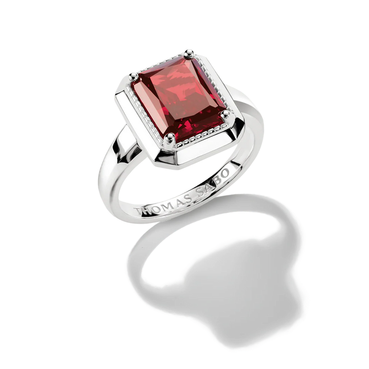 THOMAS SABO Ring with Red Zirconia Stone TR2528RE