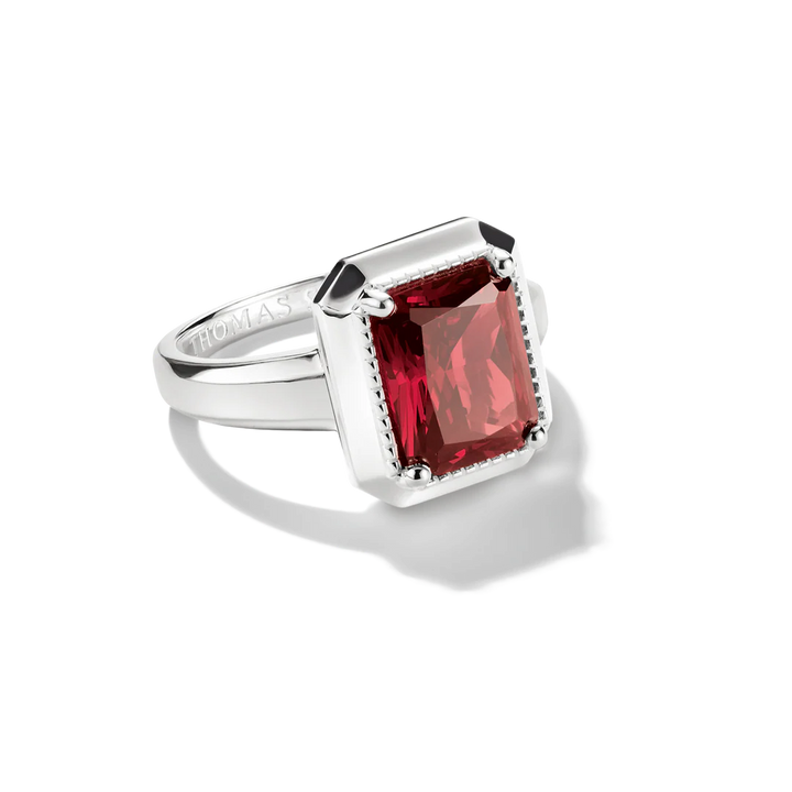 THOMAS SABO Ring with Red Zirconia Stone TR2528RE