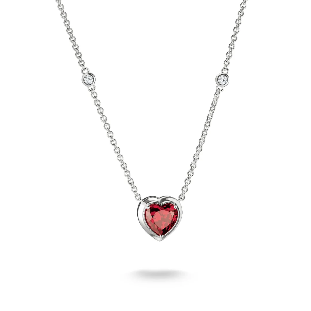 THOMAS SABO Necklace with Red Heart Pendant Silver TKE2365RE