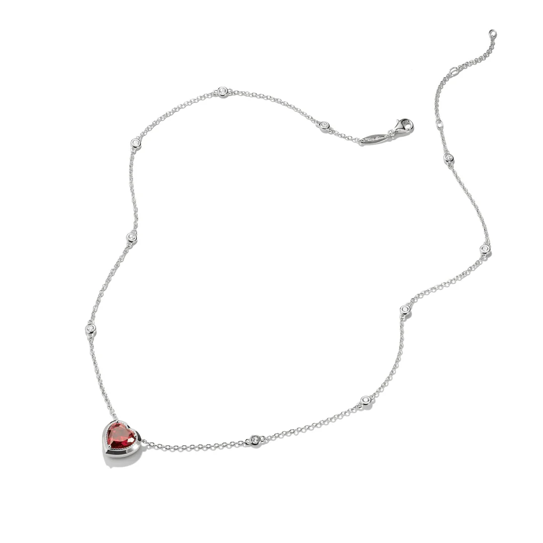 THOMAS SABO Necklace with Red Heart Pendant Silver TKE2365RE