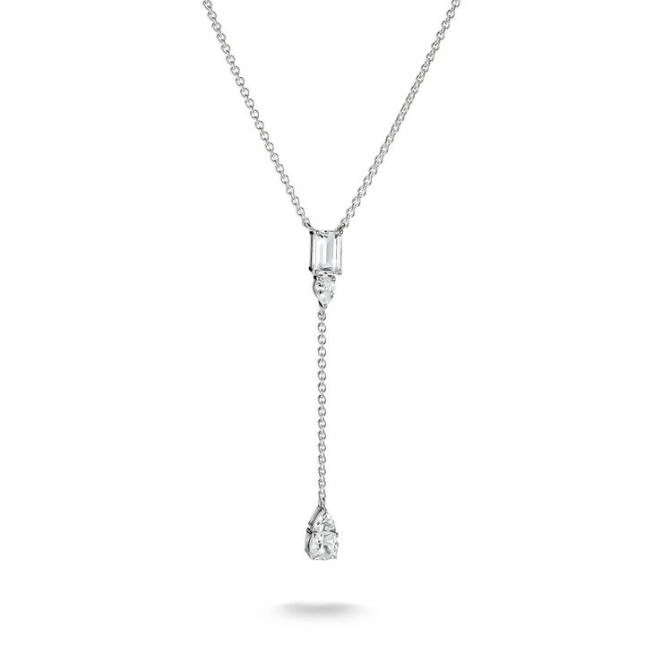 THOMAS SABO Y Necklace with White Zirconia Stones Silver TKE2364