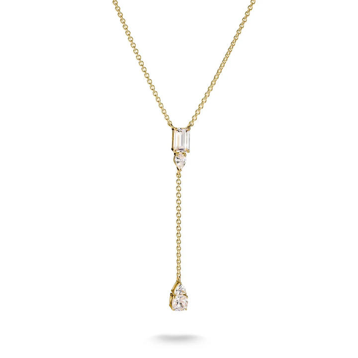THOMAS SABO Y Necklace with White Zirconia Stones Gold TKE2364Y