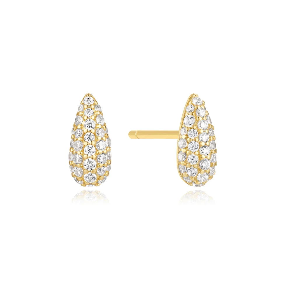 ANIA HAIE Gold Pave Dome Stud Earrings E078-02G