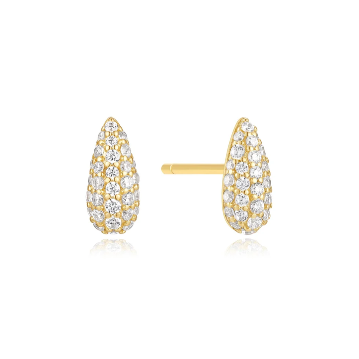 ANIA HAIE Gold Pave Dome Stud Earrings E078-02G