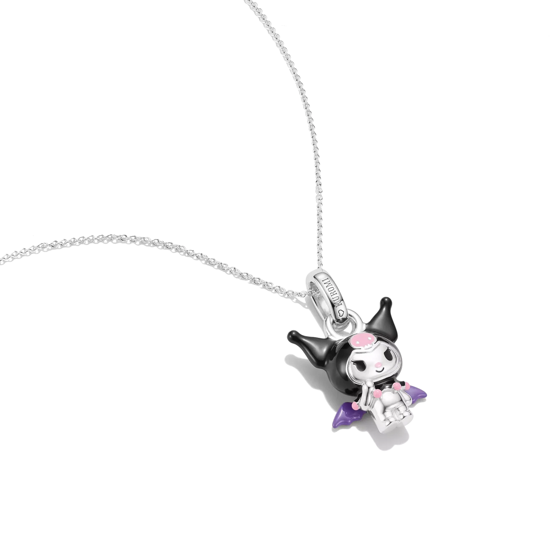 THOMAS SABO Hello Kitty Kuromi Necklace with Bat Wings TKE2424M