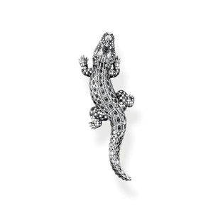 THOMAS SABO PENDANT CROCODILE WITH STONES SILVER BLACKENED  TPE948