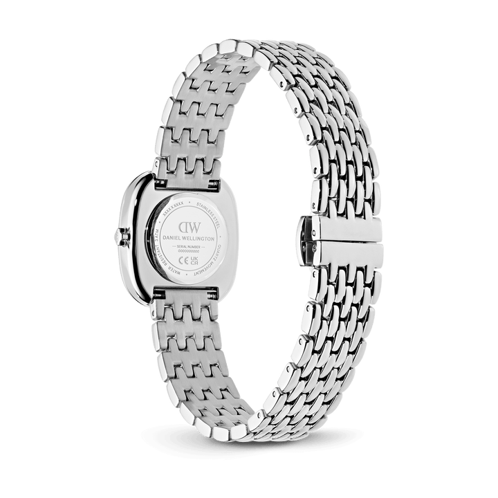 Daniel Wellington Corta Malachite Grain-Link Silver