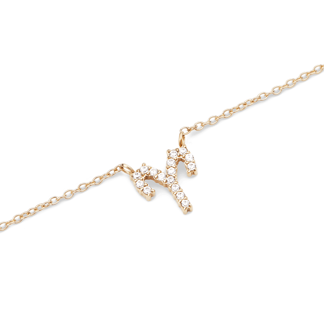 Daniel Wellington Zodiac Crystal Necklace Gold