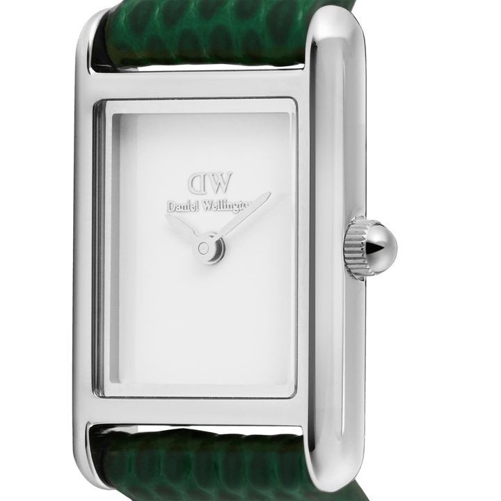 Daniel Wellington Bound Mini Green Lizard Silver DW00100902