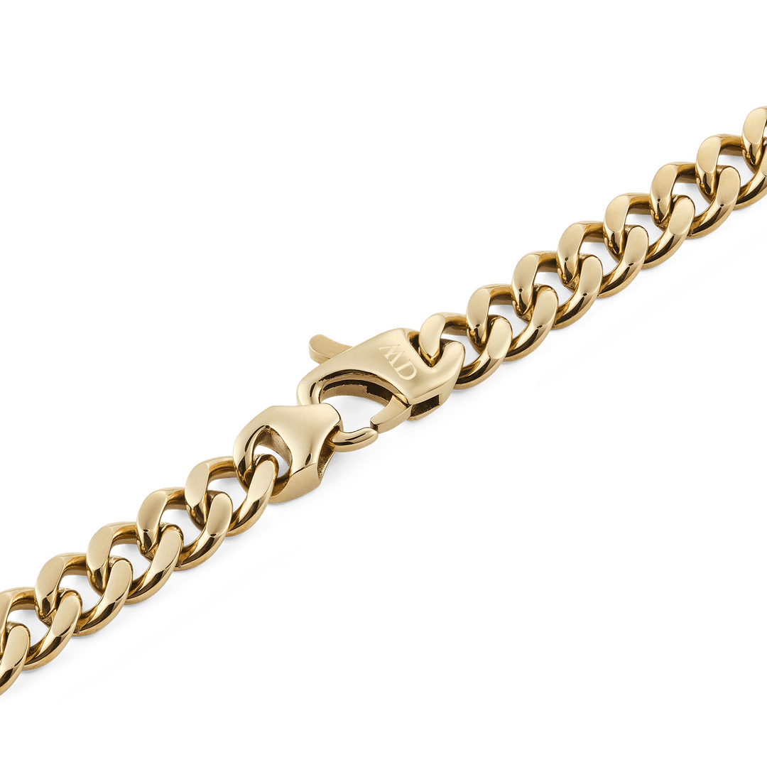 Daniel Wellington Ellipse Cuban Chain Necklace Gold