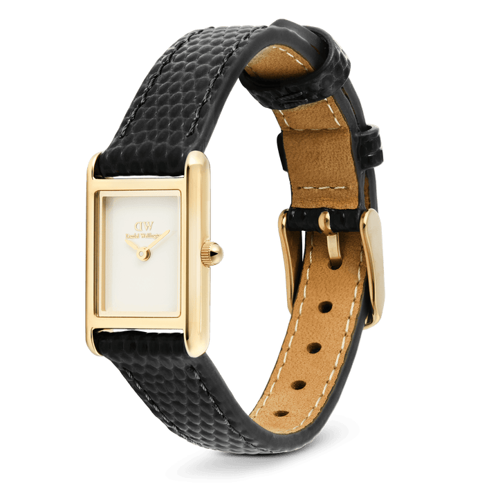 Daniel Wellington Bound Mini Black Lizard Gold DW00100903