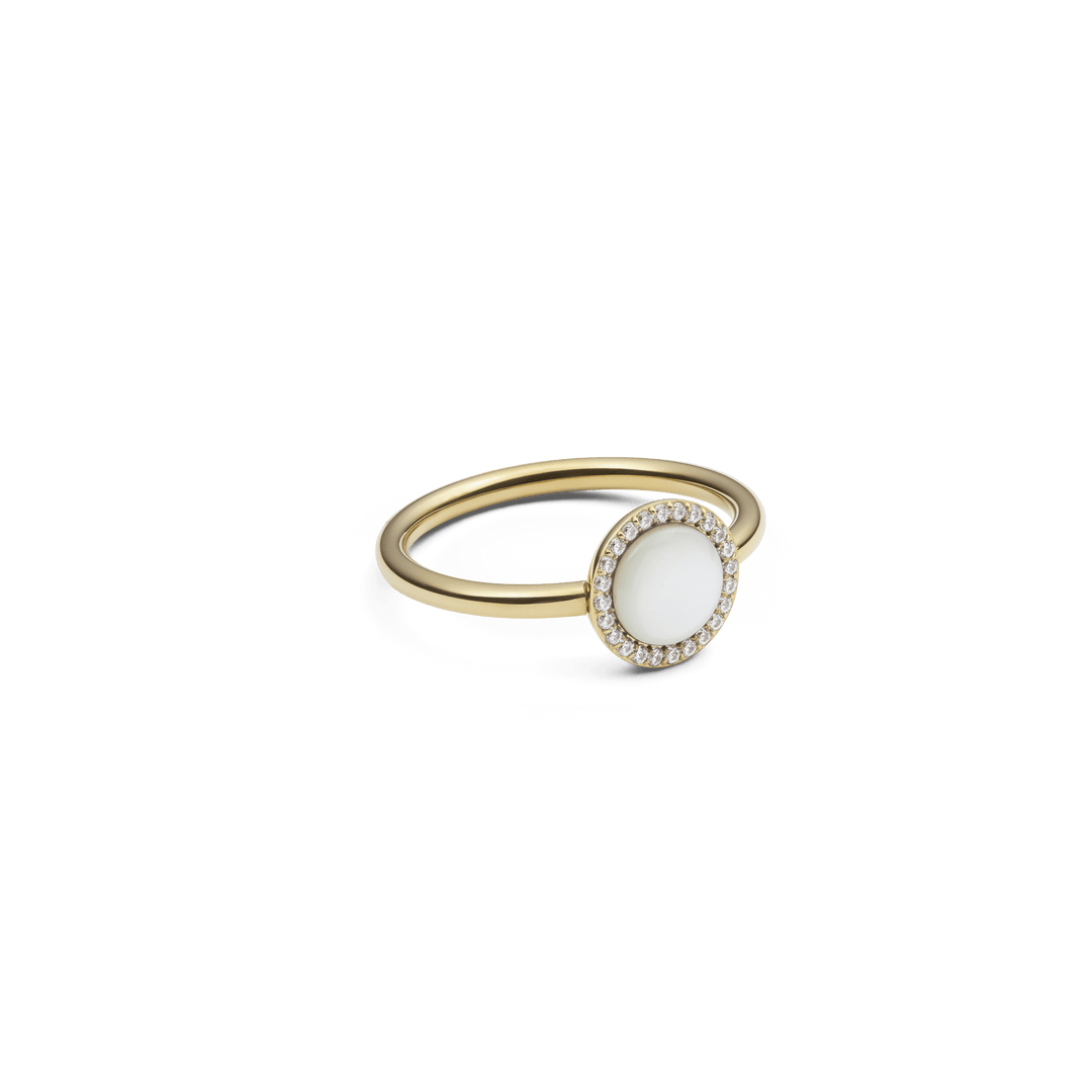 Daniel Wellington Audrey Ring Mother of Pearl Gold