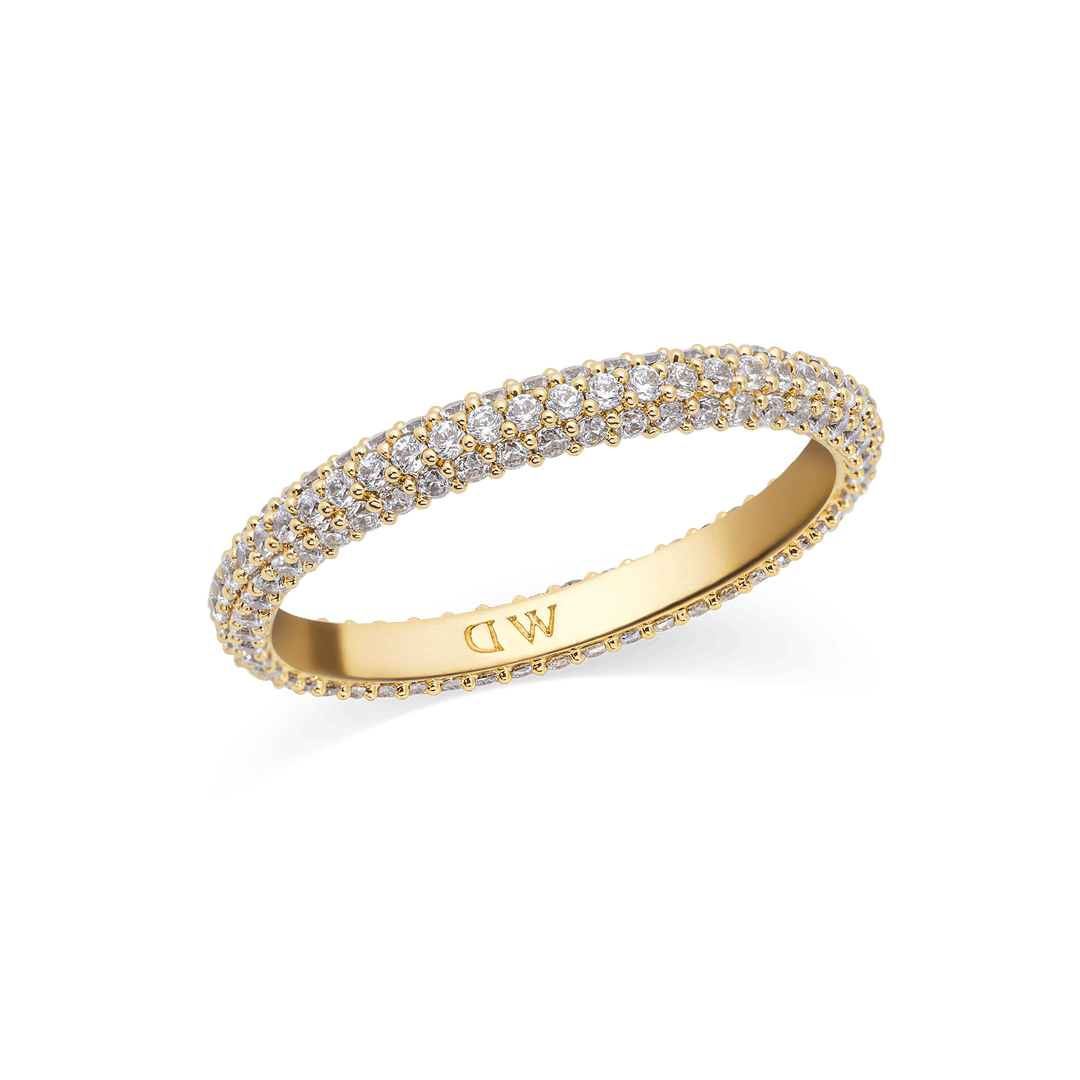 Daniel Wellington Pave Ring Gold 3 mm