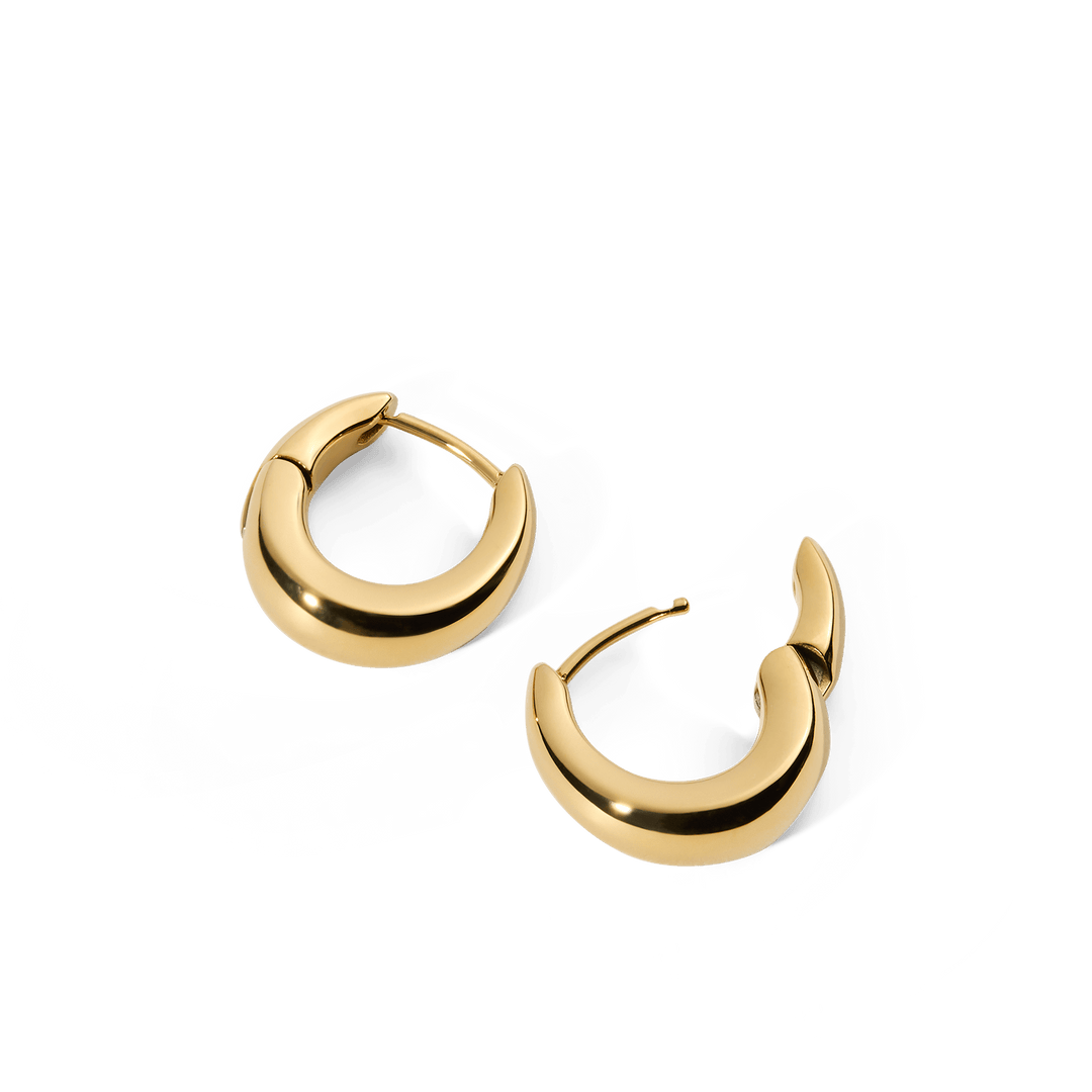 Daniel Wellington Flow Earring 15mm Gold