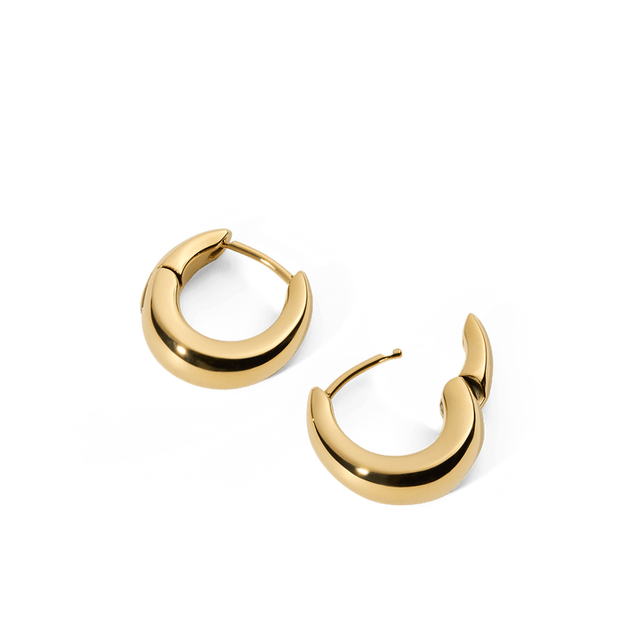 Daniel Wellington Flow Earring 15mm Gold