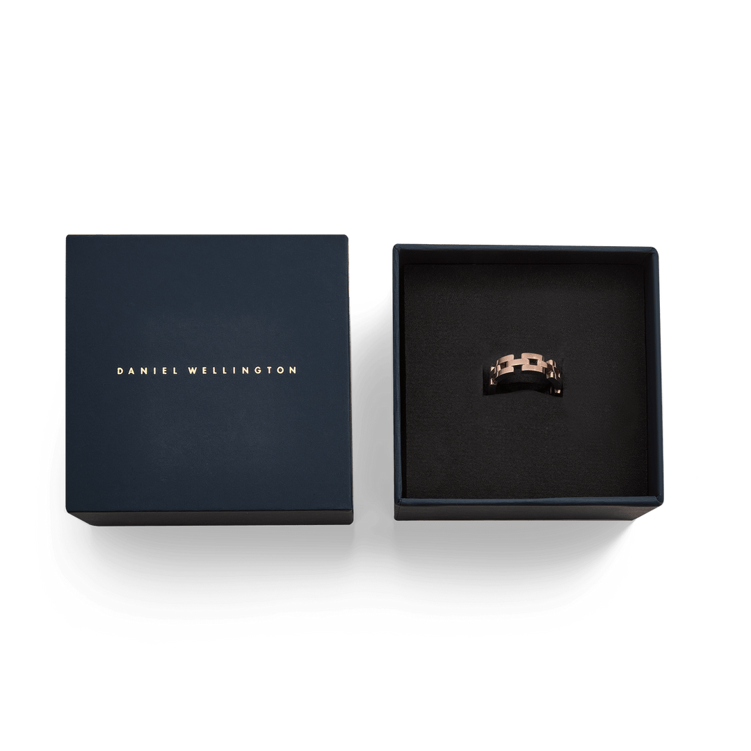 Daniel Wellington 3-Link Ring Rose Gold