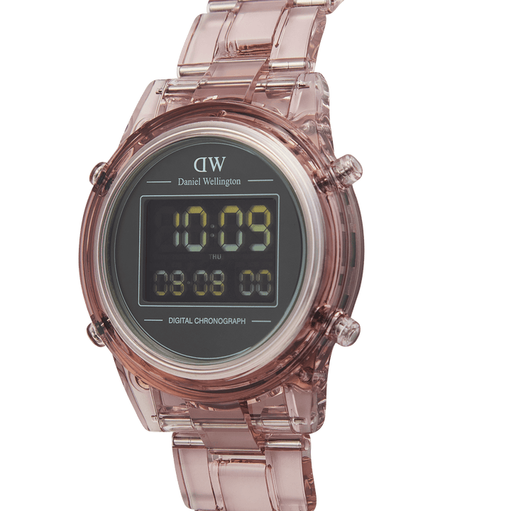 Daniel Wellington Retro Digital Dark Pink Watch