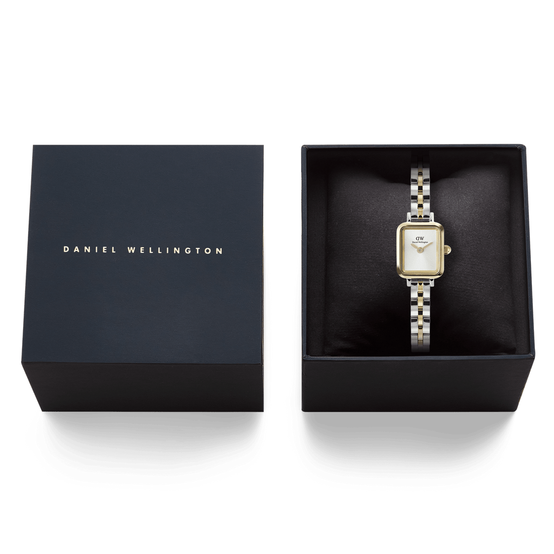 Daniel Wellington Quadro Mini Arch 3-Link Two Tone Gold DW00100925