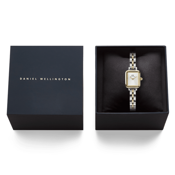 Daniel Wellington Quadro Mini Arch 3-Link Two Tone Gold DW00100925