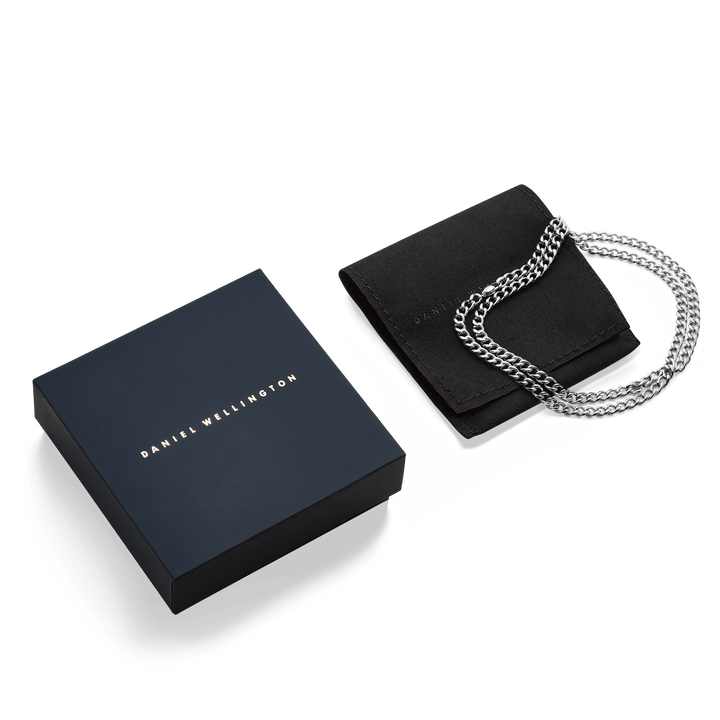 Daniel Wellington Ellipse 4mm Necklace Silver