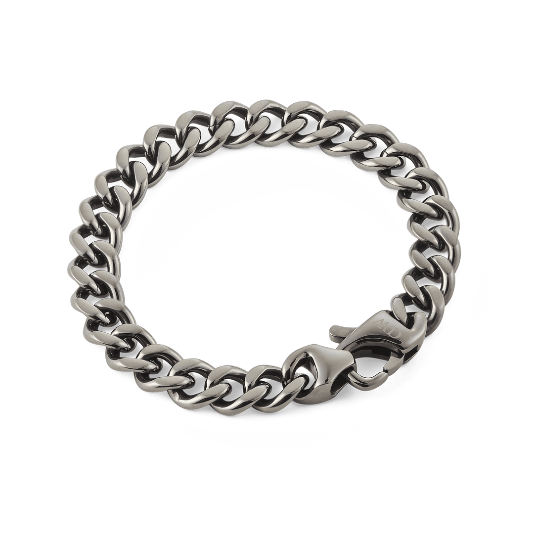 Daniel Wellington Ellipse Cuban Chain Bracelet Graphite