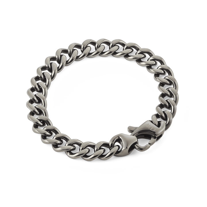 Daniel Wellington Ellipse Cuban Chain Bracelet Graphite