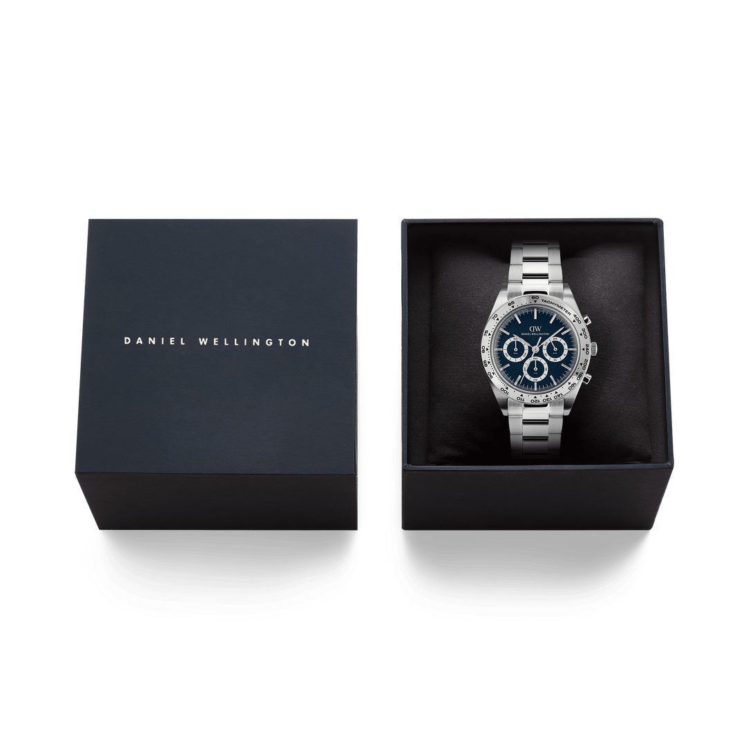 Daniel Wellington Iconic Tachymeter 3-Link Arctic Silver