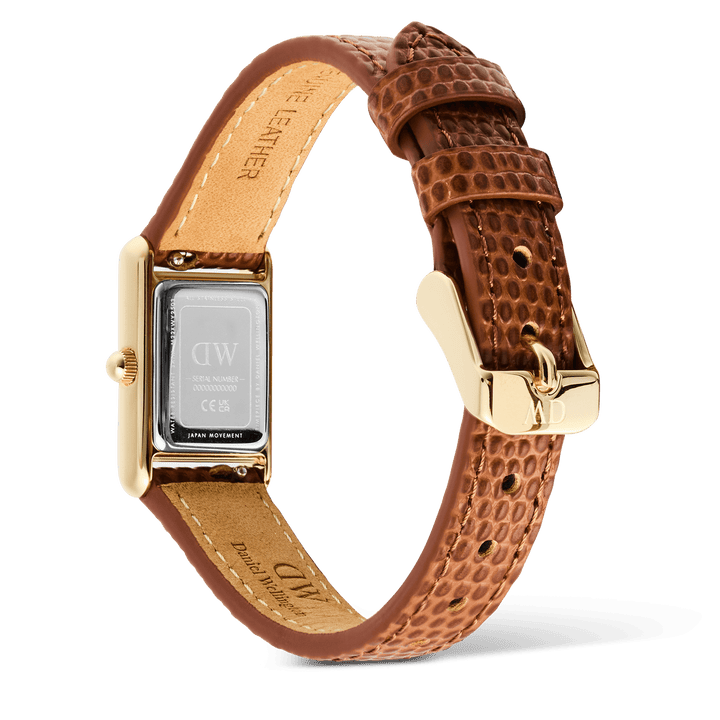 Daniel Wellington Bound Mini Light Brown Lizard Gold DW00100905