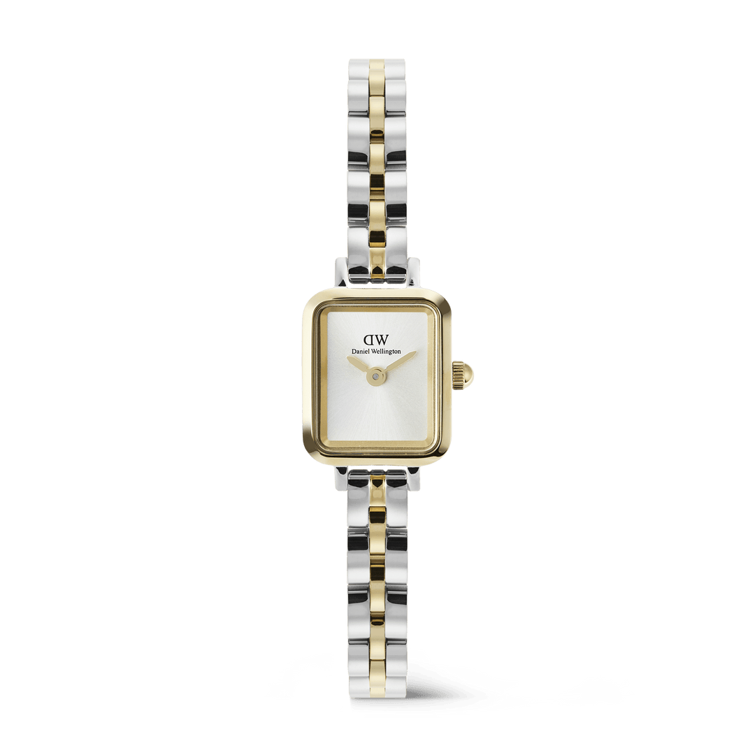 Daniel Wellington Quadro Mini Arch 3-Link Two Tone Gold DW00100925