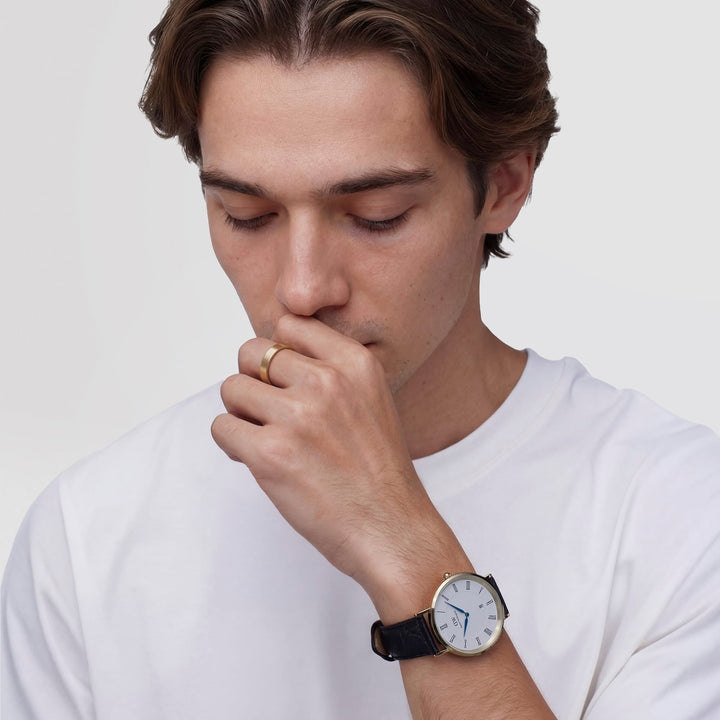 Daniel Wellington Line Ring Brushed Gold 4.5mm