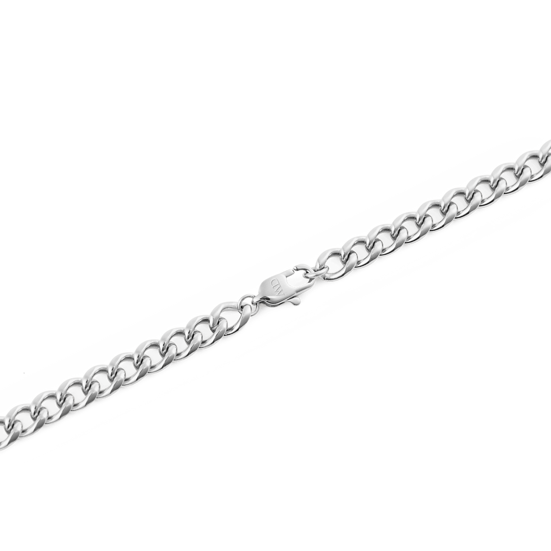 Daniel Wellington Ellipse 4mm Necklace Silver