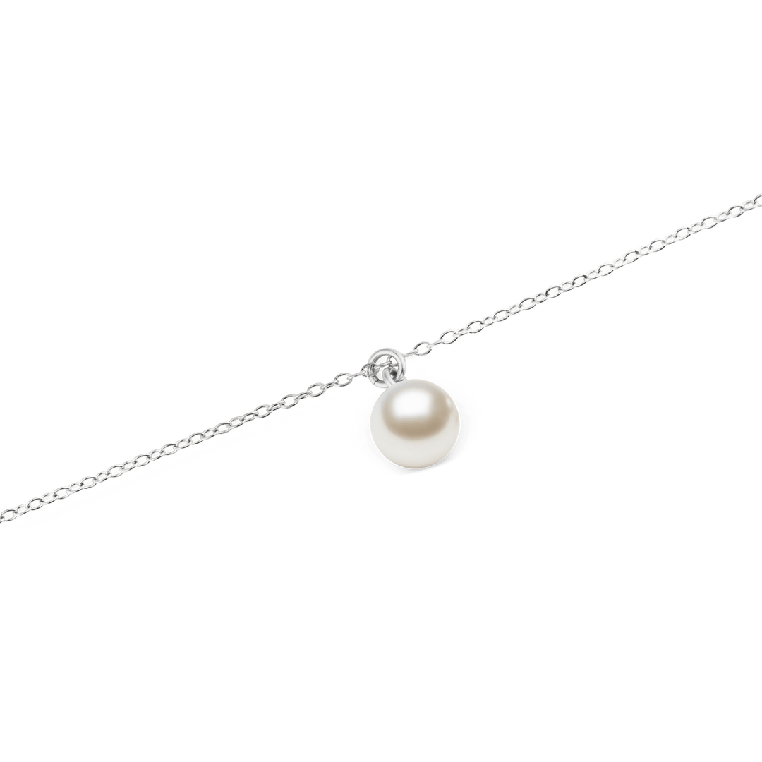 Daniel Wellington Pearl Necklace Silver DW00401957