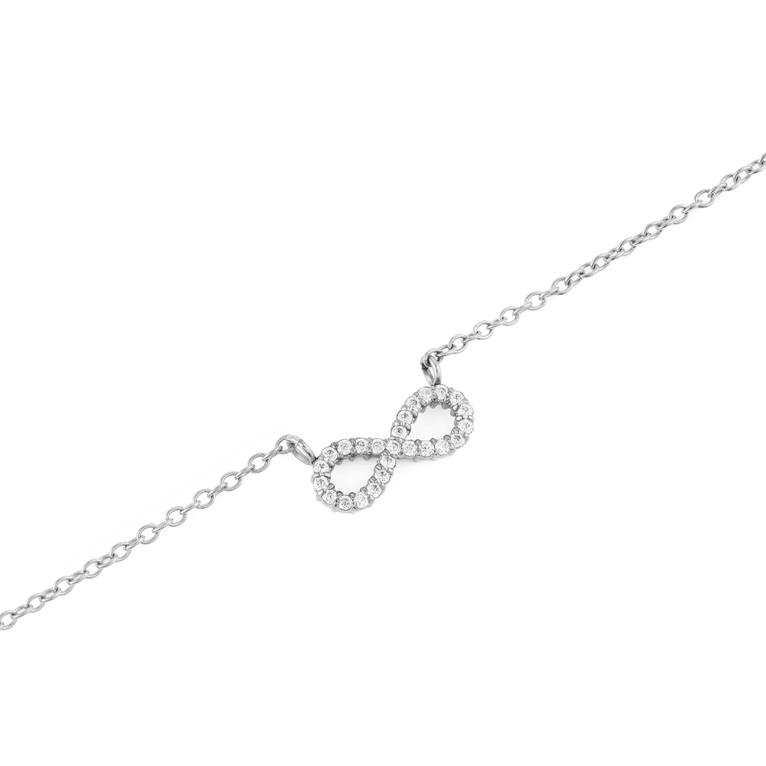 Daniel Wellington Mirelle Infinity Necklace Silver