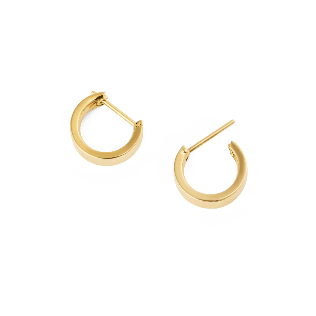 Daniel Wellington Line Earrings Polished Gold 3.5mm DW00401892