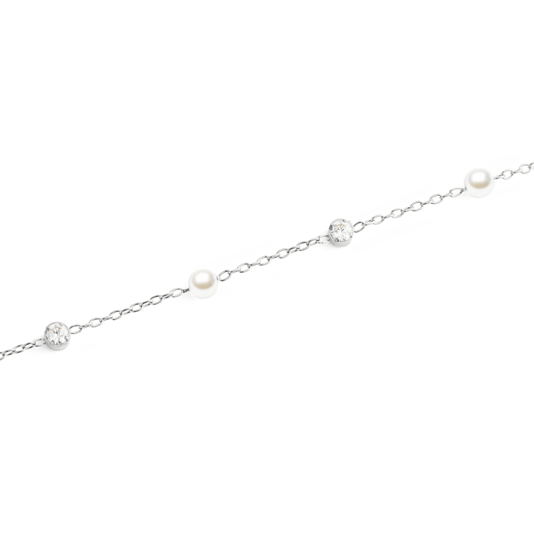 Daniel Wellington Pearl Bracelet Silver DW00401951