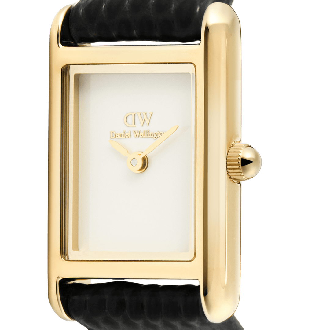 Daniel Wellington Bound Mini Black Lizard Gold DW00100903