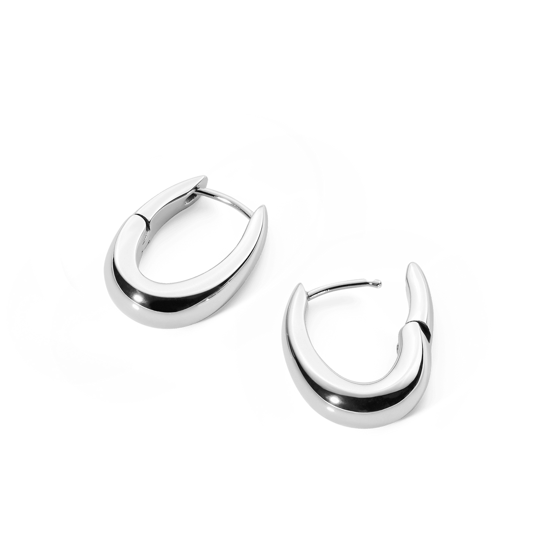 Daniel Wellington Flow Earring 20mm Silver