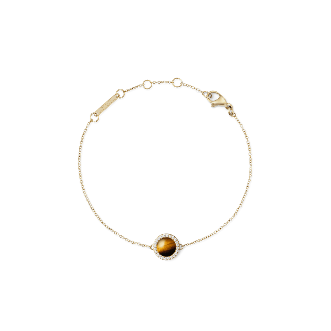 Daniel Wellington Audrey Bracelet Tiger Eye Gold