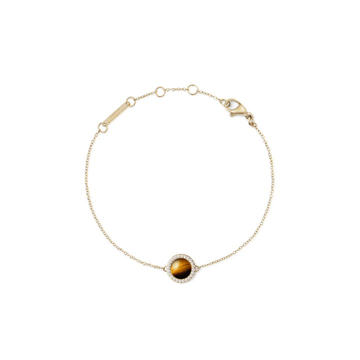 Daniel Wellington Audrey Bracelet Tiger Eye Gold