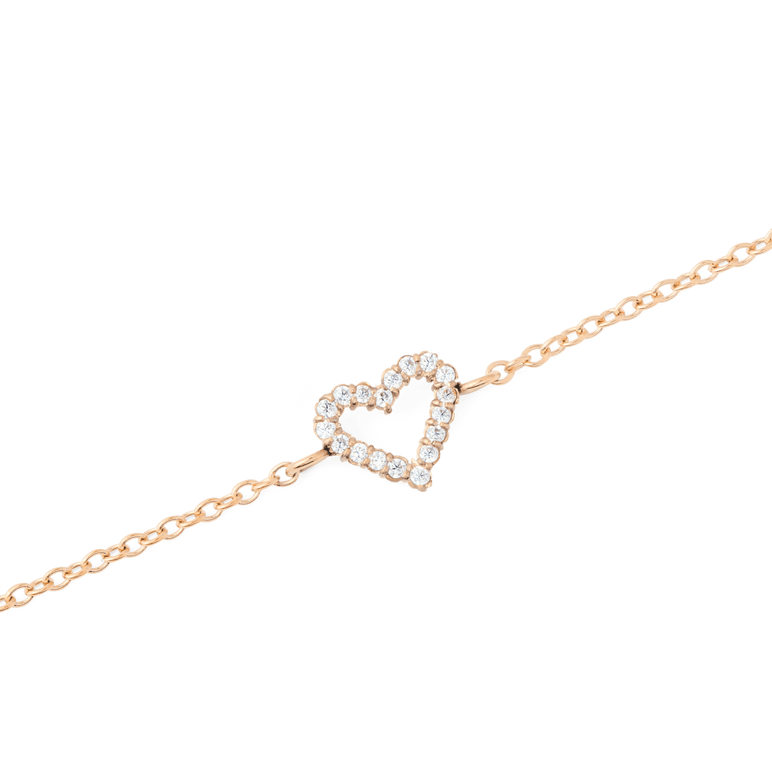 Daniel Wellington Mirelle Heart Bracelet Rose Gold