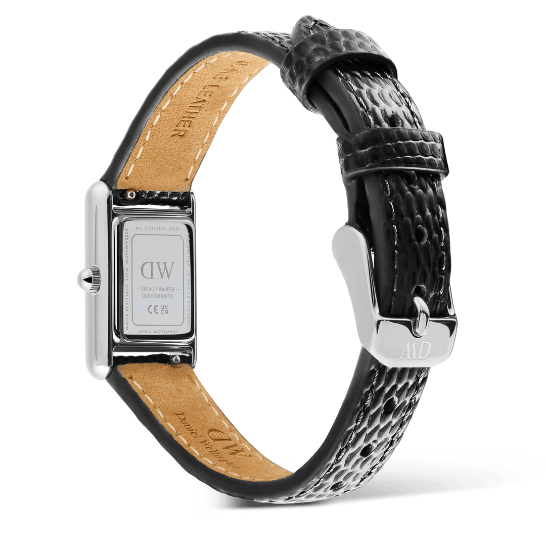 Daniel Wellington Bound Mini Black Lizard Silver DW00100901