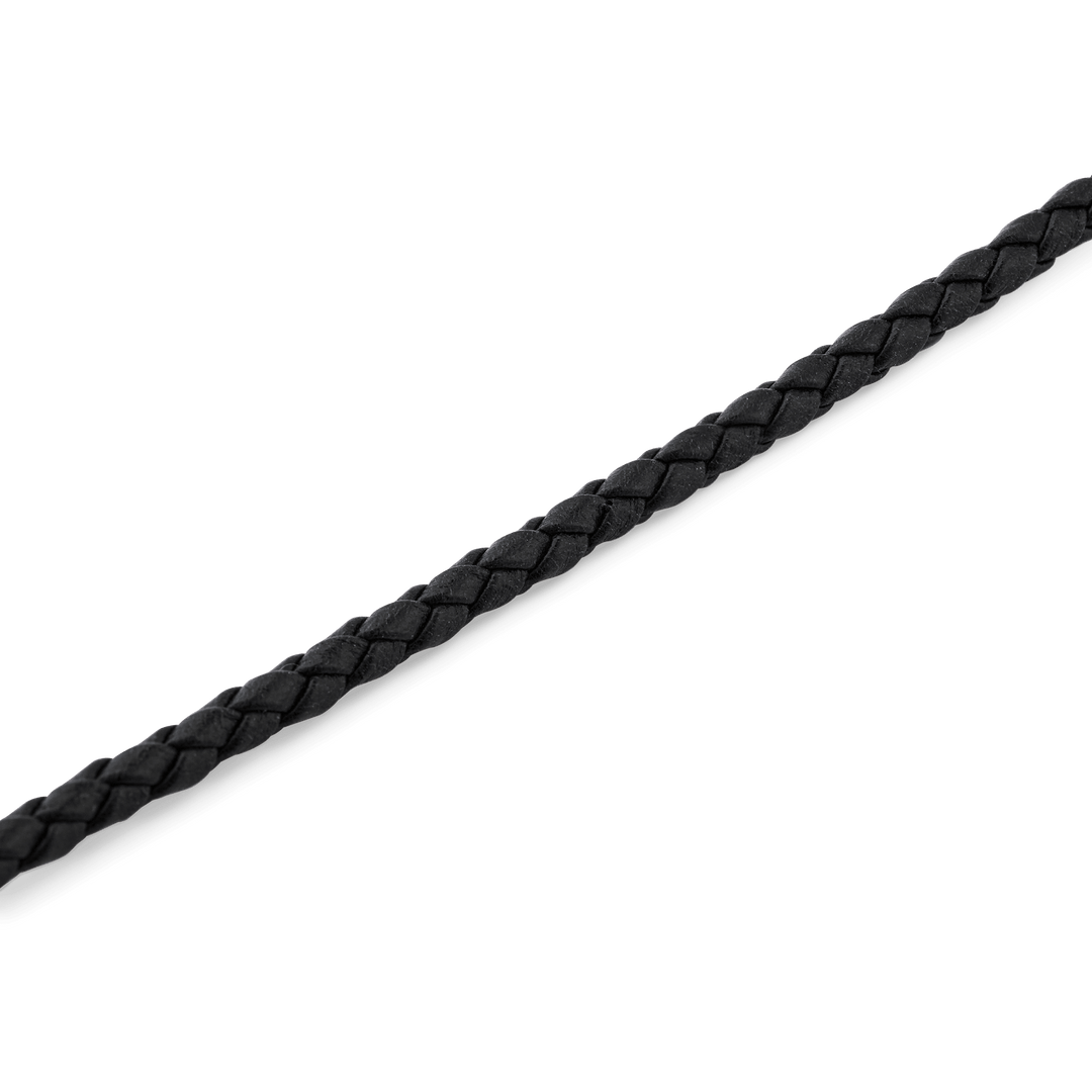 Daniel Wellington Daniel Braided Leather Bracelet Sheffield 2.8 Silver