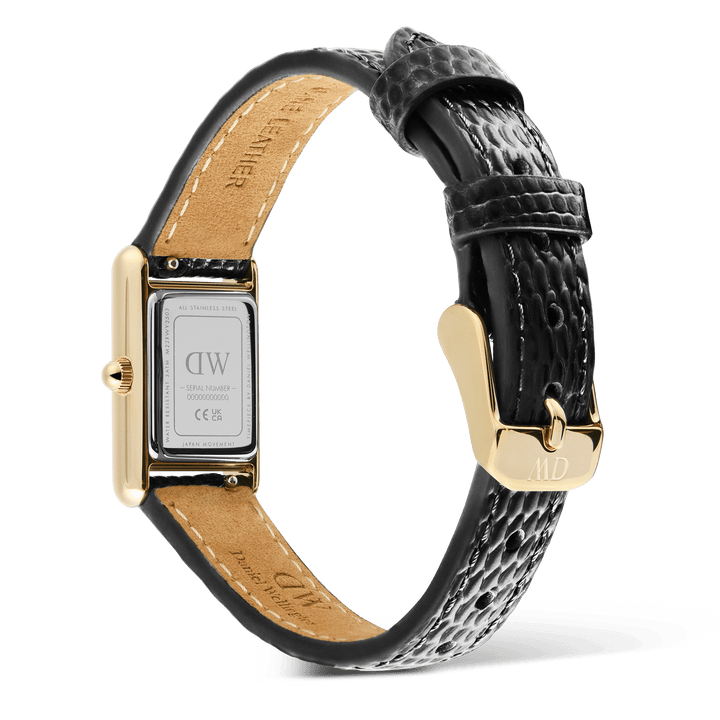 Daniel Wellington Bound Mini Black Lizard Gold DW00100903