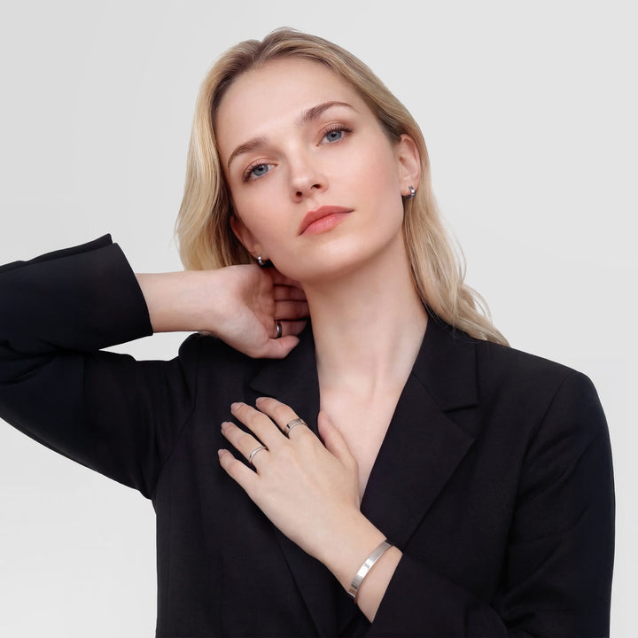 Daniel Wellington Line Earring Polished Silver 3.5mm DW00401891