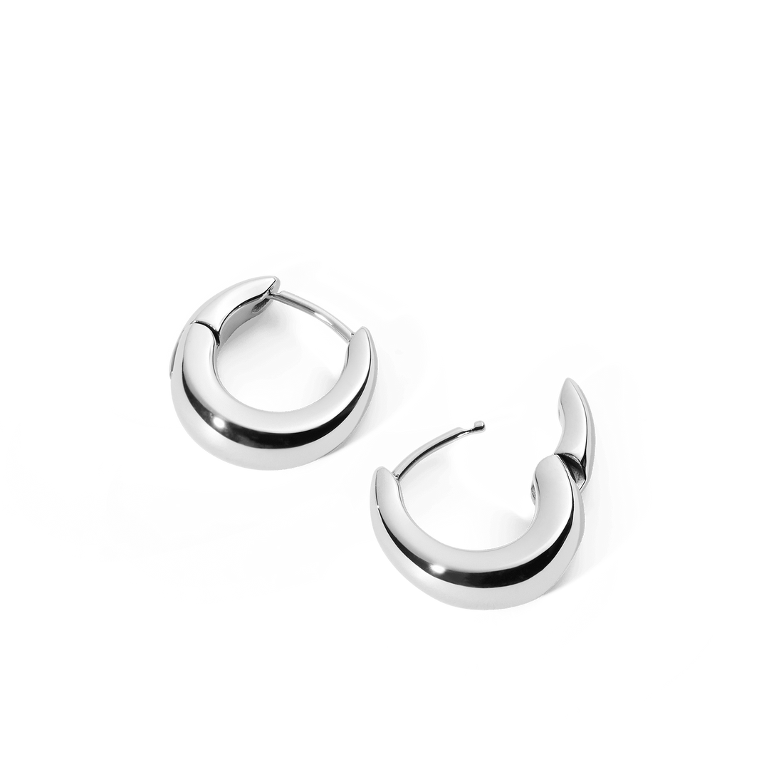 Daniel Wellington Flow Earring 15mm Silver