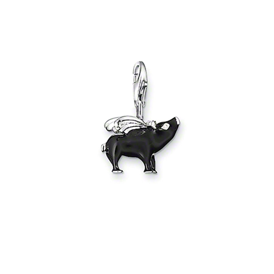 Charm Pendant Pig Lucky Black | THOMAS SABO Australia