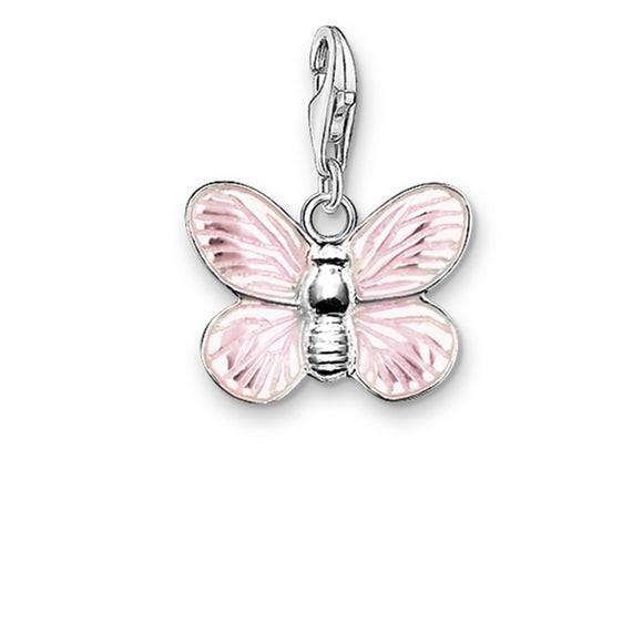 Charm Pendant Pink Butterfly | THOMAS SABO Australia