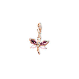 Thomas Sabo Charm pendant dragonfly rose gold