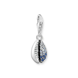 Charm pendant shell with blue stones silver | THOMAS SABO Australia